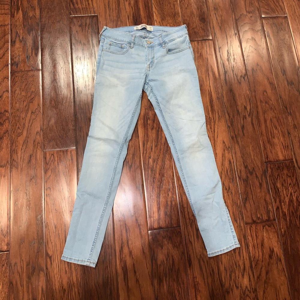 Hollister Light Blue Denim Skinny Jeans